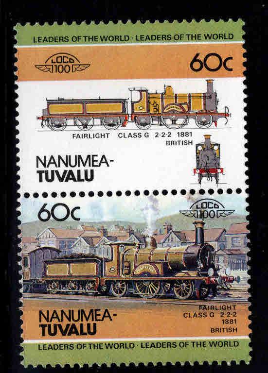 Nanumea-TUVALU Scott 9 MNH** Train pair