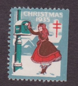 Christmas Seal from 1935 NG Single