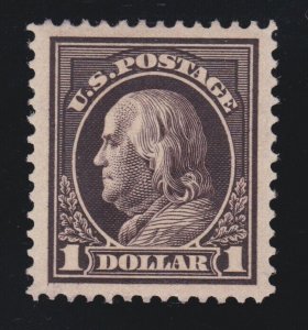 US 423 $1 Franklin Perf 12 Mint PSE Cert Graded 95J XF-SUP JUMBO OG PH SMQ $1300