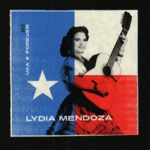 2013 46c Lydia Mendoza, Mexican-American Music Icon, Imperforate Scott 4786a