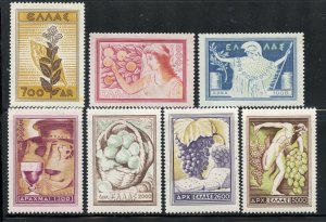 Greece # 549-55, Mint Hinge.