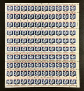 O128   4 cent Official Eagle   MNH sheet of 100  Issued in 1983