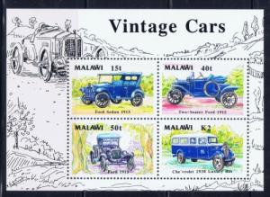 Malawi 565a NH 1990 Vintage Cars S/S 