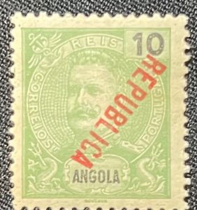 Angola, 1914, SC 159,  Inverted,  LH, VF