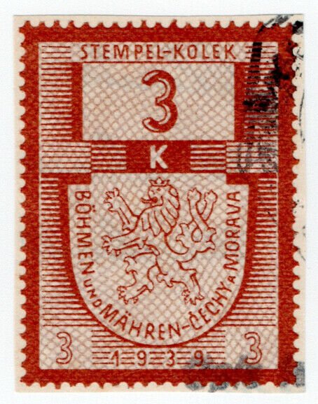 (I.B) Czechoslovakia Revenue : Bohemia Duty 3k