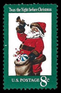 PCBstamps   US #1472 8c Christmas, Santa Claus, MNH, (10)