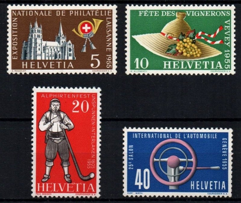 Switzerland # 351 - 354 MH VF 