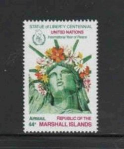 MARSHALL ISLANDS #C8 1986 STATUE OF LIBERTY MINT VF NH aa