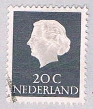 Netherlands 347 Used Queen Juliana 1953 (BP32719)