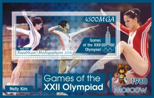 Stamps. Olympic Games 1980 in Moscow 2018 year 6 sheets perforated