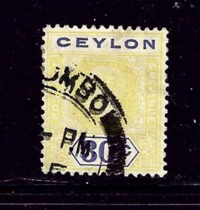 Ceylon 208 Used 1912 issue