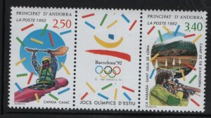 ANDORRA, 417A, HINGED, 1992, OLYMPICS