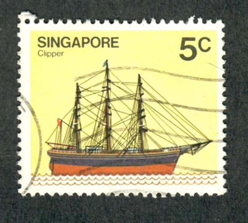 Singapore #337 used single