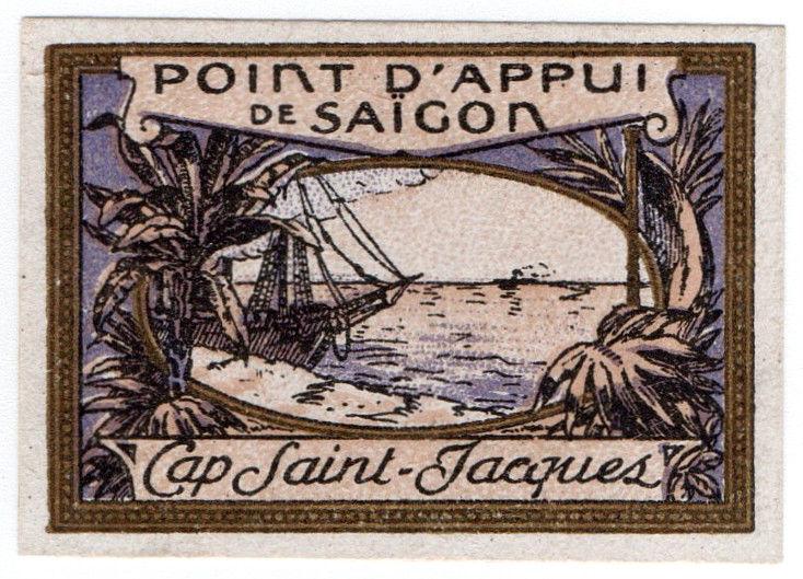 (I.B) France Cinderella : Delandre Great War Patriotic Stamp (Saigon)