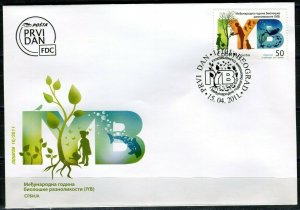 0395 SERBIA 2011 - IYB - International Yera of Biodiversity - FDC