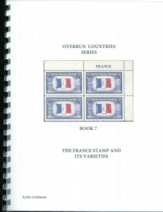 The France Stamp & Its Varieties Scotts 915 Spiral bound 81 color pages
