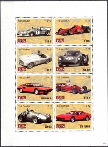 Gambia 2007 Cars 60 Years Ferrari Sheet MNH