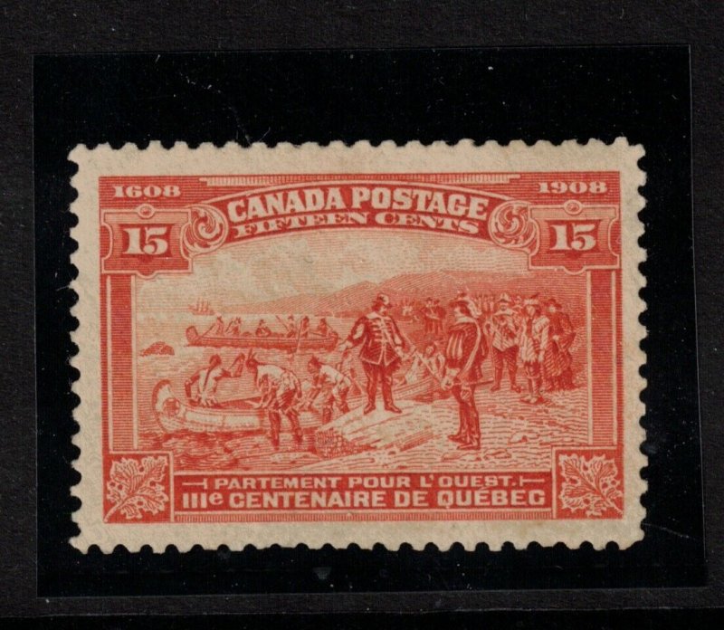 Canada #102 Very Fine+ Never Hinged