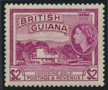 British Guiana SG 344 Mint Light Hinge  (Sc# 266 see details) 