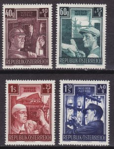 ÖSTERREICH AUSTRIA [1951] MiNr 0960-63 ( **/mnh )