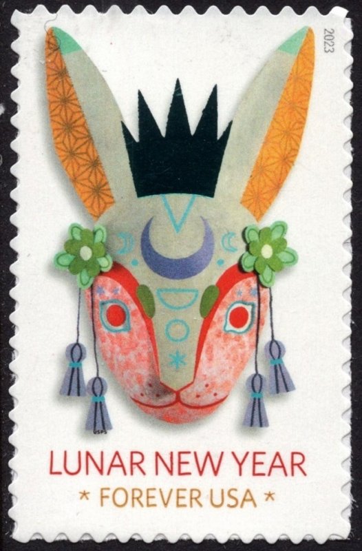 SC#5744 (Forever) Lunar New Year: Year of the Rabbit Single (2023) SA