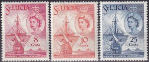 St Lucia #173-5 F-VF Unused