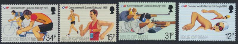 Isle of Man - SG 306-309  SC# 297-300  MUH Commonwealth Games 