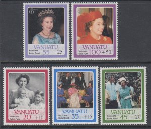 Vanuatu B2-B6 Queen Elizabeth II MNH VF