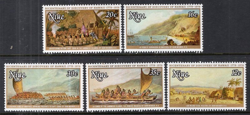 Niue 214-218 MNH VF