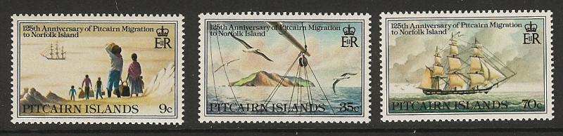 Pitcairn Island  mnh sc 203 - 205