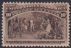 #237 Mint OG, F-VF (CV $95 - ID46242) - Joseph Luft