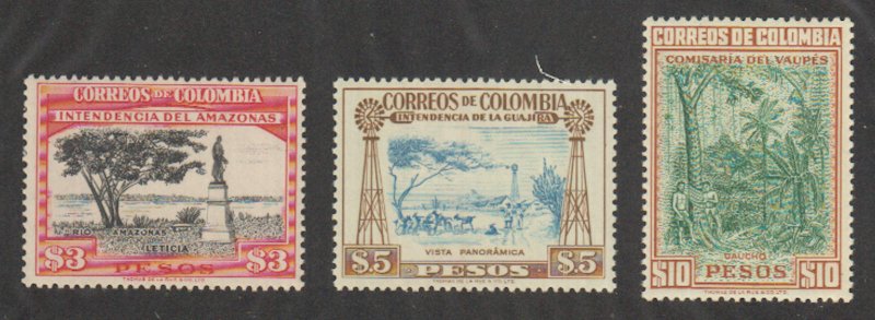 Colombia - 1956 - SC 663-65 - NH - High values 