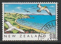 1989 New Zealand - Sc 968 - used VF - 1 single -NZ Heritage-The Sea-Gulls