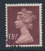 GB Machin 13½p  SG X945  Scott MH85 Used with FDC cancel  please read details