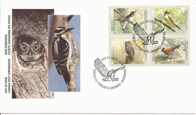 1998 Canada FDC Sc 1713 - Birds of Canada - 3