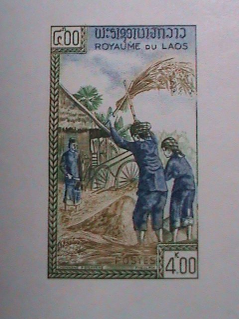 LAOS-1963 SC# 84a  FAO-FREEDOM FROM HUNGER CAMPAIGN IMPERF LARGE MNH S/S VF