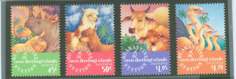Cocos (Keeling) Islands #319-322