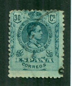 Spain 1909 #303 U SCV(2024)=$0.25