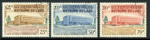 LAOS 1967 GENERAL POST OFFICE Set of 3 Scott Nos. 145-147 VFU