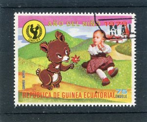 Equatorial Guinea 1979 DISNEY Year of the Child  Stamp Perforated Fine Used