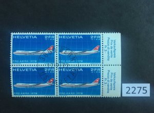 $1 World MNH Stamps (2275) Switzerland C B1 Block of 4 see image for condition