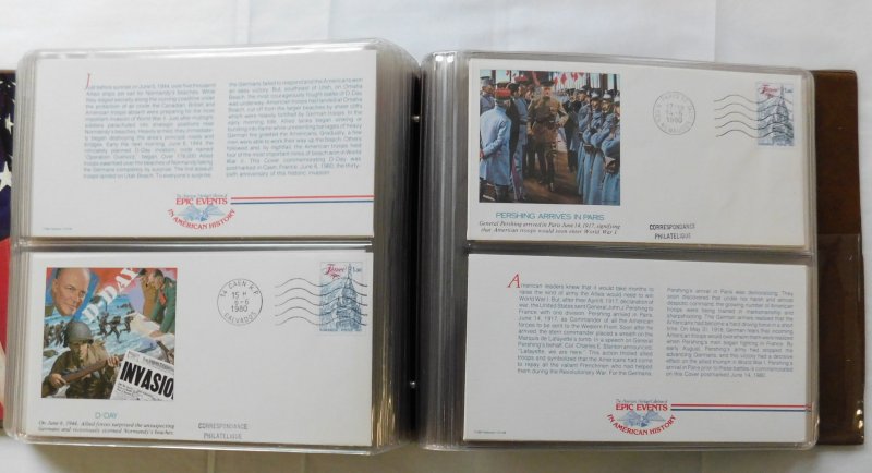 Epic Events American History Fleetwood 50 Event Covers in Album 1979 1980