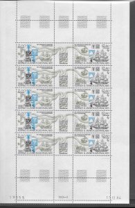 FSAT C55,C75,C82,C90, a's in MNH full sheet vf, 2020 CV $97.50