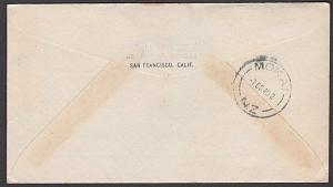 USA 1940 CROSBY photo FDC to New Zealand - Coronado - arrival backstamp....55353