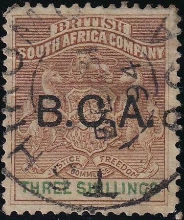 British Central Africa 1895 SC 10 Used SCV$ 90.00