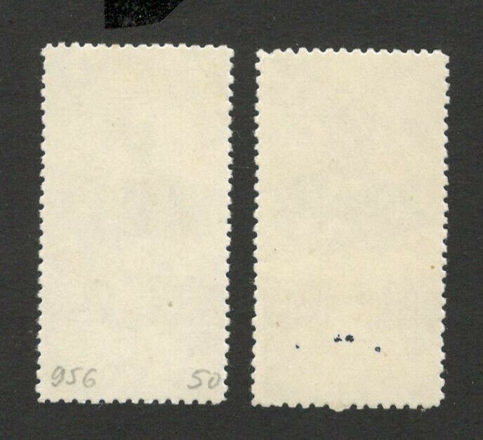 RUSSIA  - MH + USED STAMP, 50 kop - LENIN - PLATE ERROR (COLOR) - 1944.