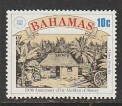 1988 Bahamas - Sc 649 - MNH VF - 1 single - Abolition of Slavery