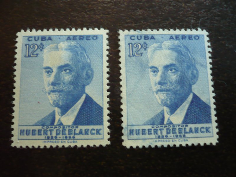 Stamps - Cuba - Scott# C148 - Mint Hinged & Used Airmail Stamps