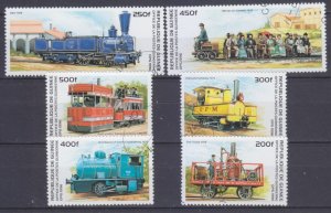 1996 Guinea 1579-1584 used Locomotives 4,20 €