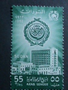 ​SUDAN 1962 SC# 144-5-ARAB LEAGUE WEEK -BUILDING IN CAIRO-MNH VERY FINE